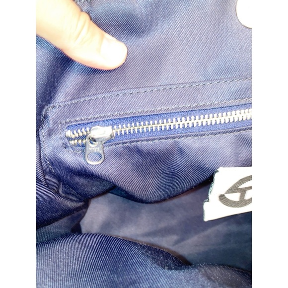 TELFAR MEDIUM Shopping Bag - NAVY 15” x 19” Shopper Tote - Picture 11 of 15